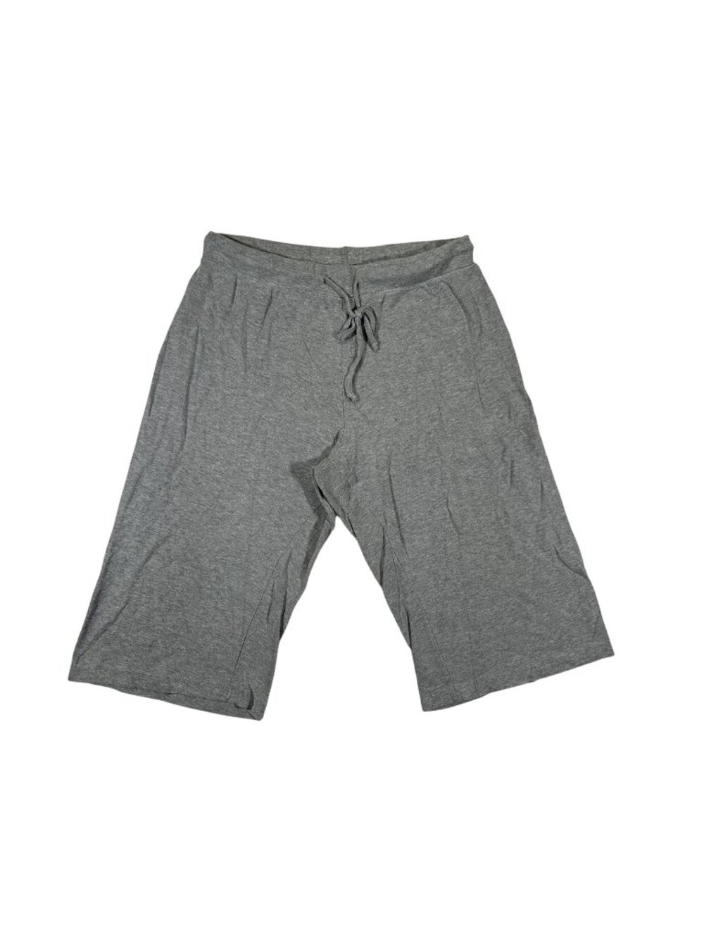 Nick & Sarah Sport Woman Gray Lounge Shorts Drawstring 1X Casual Fit